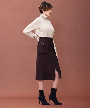 BEIGE， ENSIS / ハイネックニット Taupe