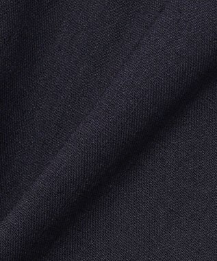 23区 L 【セットアップ対応/洗える】アイアスマットストレッチ セミフレア スカート ネイビー系