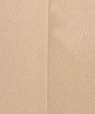 自由区 【接触冷感・洗える・XXSサイズあり】サテンストレッチクロップド丈 ワイドパンツ ベージュ系