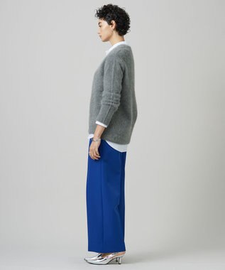 ICB 【洗える】 Peツイルダウンファブリック ワイドパンツ ロイヤルブルー系