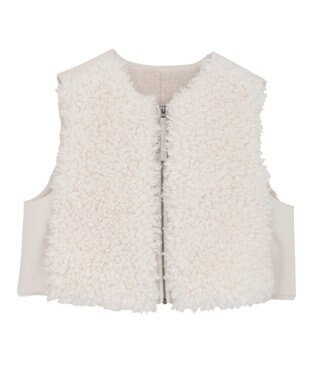 Green Parks ■ESCAR フラッフィーベスト Ivory