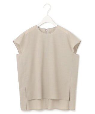 ICB 【洗える】 サマーウールトロ ブラウス ライトオリーブ系