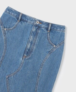 GRACE CONTINENTAL マーメイドデニムスカート インディゴ