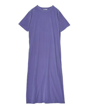 CRAFT STANDARD BOUTIQUE ベロアハーフスリーブワンピース Purple