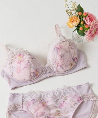 Wing 【マッチミーブラ】　ノンワイヤー　ブラがわたしに合わせてくれる　しめつけない快適な着用感　ウイング／ワコール　KB2070 パープル