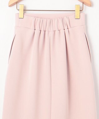 組曲 【WEB限定】ストレッチダンボール タイトスカート ローズ系