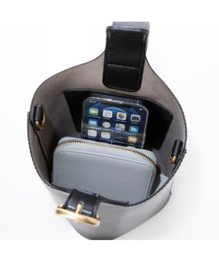 UNBILLION カシュカシュ cachecache / バックルワンハンドル2wayショルダー ブラック