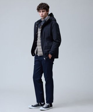J.PRESS MEN 3シーズン着られる贅沢【3WAY SYSTEM / 撥水 / ストレッチ】マウンテンパーカー / ダウンライナーデタッチャブル ブラック系