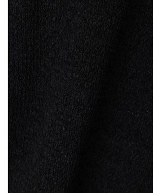 CRAFT STANDARD BOUTIQUE 洗えるコードモールクルーネックカーデイガン Black