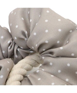 PET PARADISE ペットパラダイス 引っ張り シュシュ トイ  《 花柄 / ドット柄 》 水玉