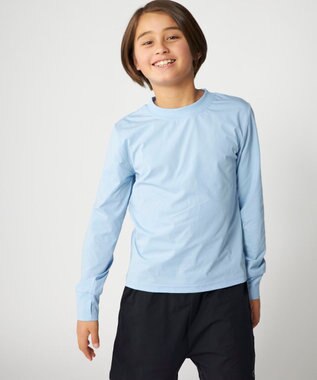 OP／FILA 【Ocean Pacific】ラッシュロンT+ボードショーツ2点セット ライトブルー