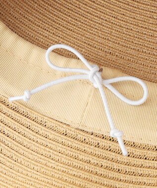 ANY KIDS リボン ブレード ハット モカ×ブラック