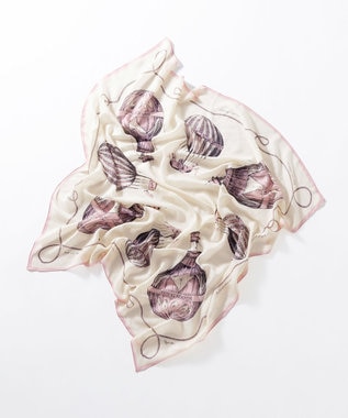 23区 【~12/21まで受注生産】ウールシルク アーカイブ柄 スカーフ