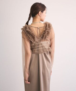 Green Parks ・Ｒａｉｌｍｅ　ＳＥＴ３点　チュールビスチェキャミワン Beige