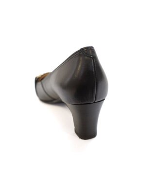 Pointer 日本製 ビット付きヒールアップローファー ブラック