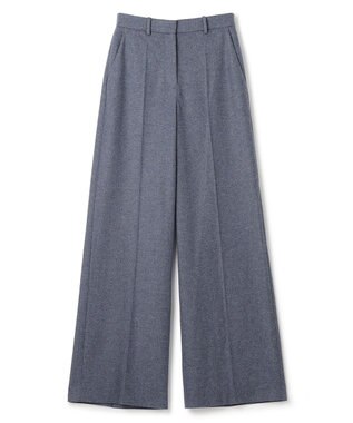 JOSEPH フランネルストレッチ　フルレングストラウザーズ Cloudy Blue