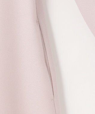 組曲 【WEB限定】ウールジョーゼット フレアワンピース ローズ系