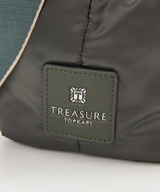 TOPKAPI 【TREASURE TOPKAPI】パデット ベルト付き 2wayトートバッグ カーキ