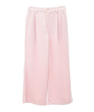 Green Parks コーデュロイワイドパンツ Pink