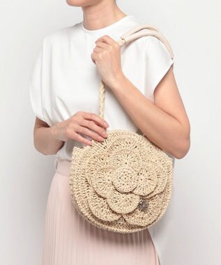 CLATHAS ベニエ かごバッグ アイボリー