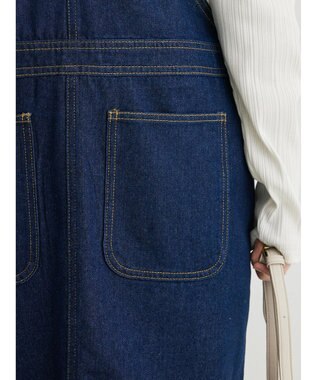 Green Parks デニムサロペットスカート Indigo