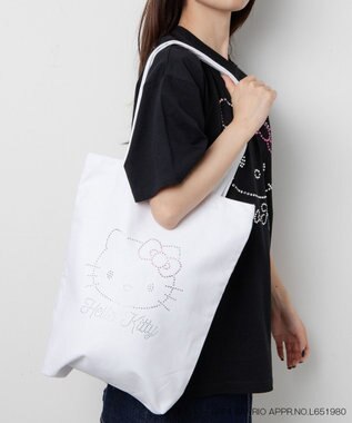 WEGO 【サンリオ】HELLOKITTYコラボトートバッグ ホワイト