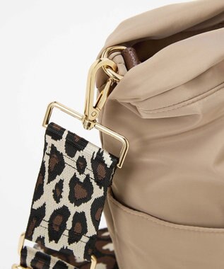 TOPKAPI 【TREASURE TOPKAPI】ナイロン パターンベルト付き 2way トートバッグ / 8ポケット ベージュ