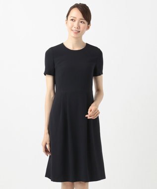 自由区 FORMAL 【お受験/セレモニーに】濃紺　洗える/衿取り外し　ワンピース+ジャケット ネイビー系