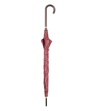 MOONBAT LANVIN COLLECTION 長傘 カチオンジャカード レッド