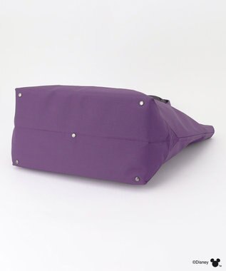 Y'SACCS 【Disney Collection】シルエットプリントトートバッグ　Lサイズ パープル