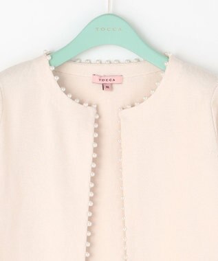 TOCCA 【洗える！】WHITE WHITE カーディガン アイボリー系