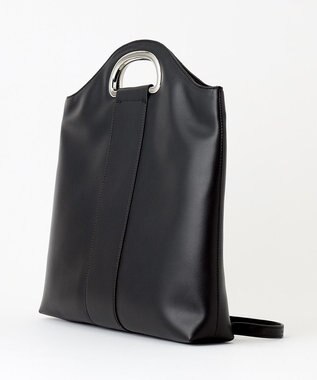 ICB 2WAYメタルハンドルトート ブラック系