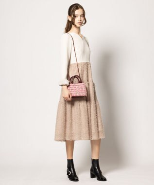 TOCCA 【ヨンア×大人百花コラボ・00サイズあり・洗える】SUGARPLUM ドレス ベージュ系