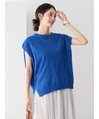 AMERICAN HOLIC ノースリーブニットプルオーバー Blue