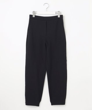 J.PRESS LADIES 【洗える】 バーズアイジャージー パンツ ブラック系