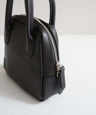 TIDEWAY MOSS グリッド ボストンバッグ XS ブラック