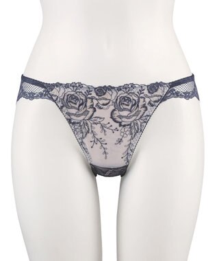 San-ai Resort（三愛水着楽園） エレガントコレクション2402バックレースショーツ 【northerly】 Bグレー