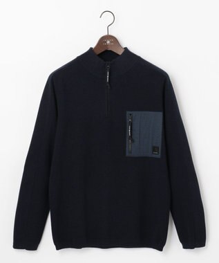 JOSEPH ABBOUD MOUNTAIN 【UNISEX】コーデュラコットン プルオーバー ネイビー系