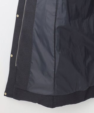 J.PRESS LADIES S ハウンドトゥース&グレンチェック ロング ダウンコート ネイビー系3