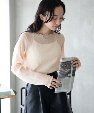 WEGO シアープリーツメロウロンT オフホワイト