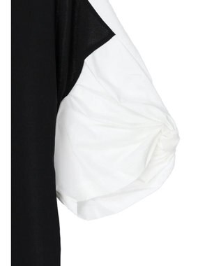 CRAFT STANDARD BOUTIQUE 袖ねじり切り替えプルオーバー Black