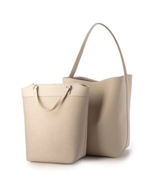 UNBILLION カシュカシュ cachecache / シュリンクミニマルシェイプバケツバッグL