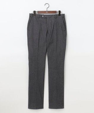 JOSEPH ABBOUD 【ウエストも伸びる！】コードストライプムーブ パンツ ブラック系