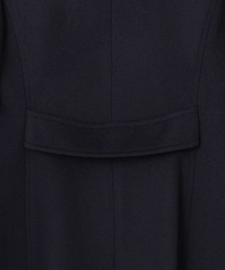 ANY SIS 【WEB・一部店舗限定】ウールアンゴラミックスリッチ コート ネイビー