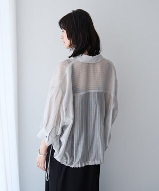 YECCA VECCA 【2点SET】ミリタリーシアーシャツセットキャミワンピース Black