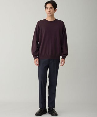 UNFILO MENS ライトモール ニット ブラウン