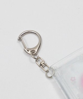 WEGO 【痛バ＆推し活グッズ】クリアハートIDフォトアルバムキーホルダー ライトパープル