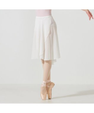 Chacott ◎【Nela ライン】巻きスカート オフホワイト
