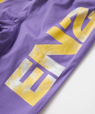 OP／FILA 【SEVEN2】バックブリント ロゴデザインハーフパンツ パープル