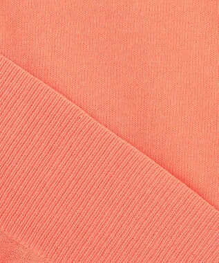 ANY L 【洗濯機可/アンチピリング/接触冷感】シアークルーネックカーディガン オレンジ